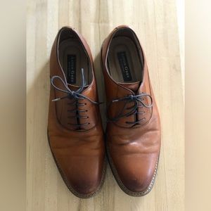 Aston Grey - Shoes Mens Classic Leather Lace Up Professional Formal Brown